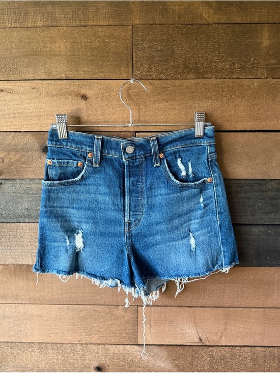 Levi's Pants - Levi’s Ribcage Denim Shorts High Rise Distressed Cut Off 26 Y2K